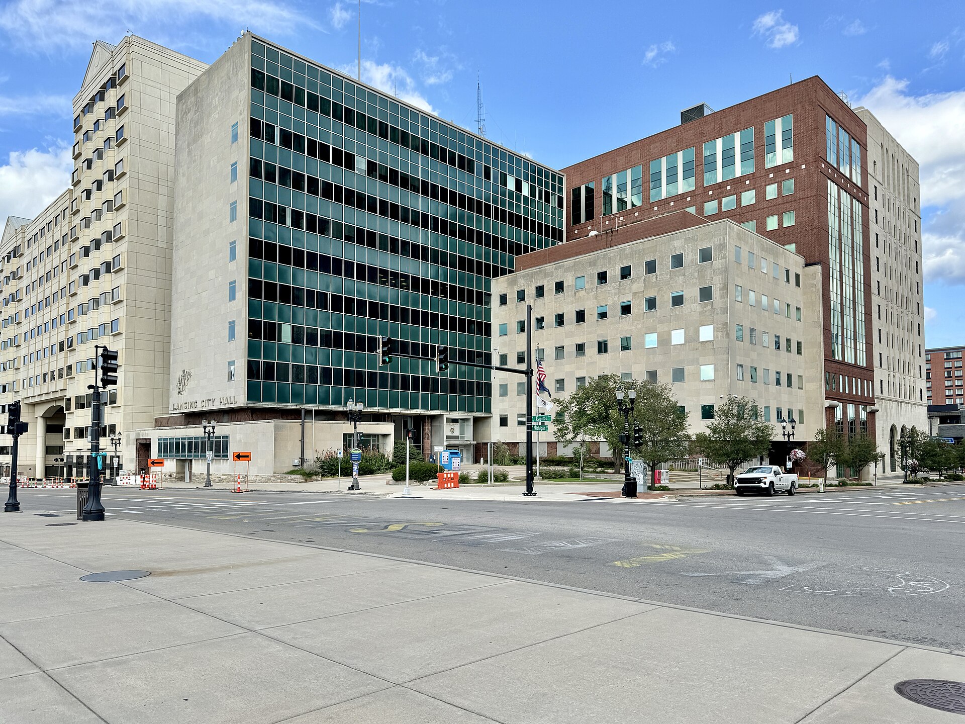 Modern multi-storey commercial building