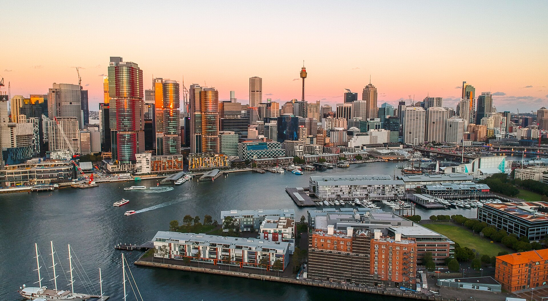 Harbour city skyline at dusk, the Australian market ebs. helps manufacturers enter